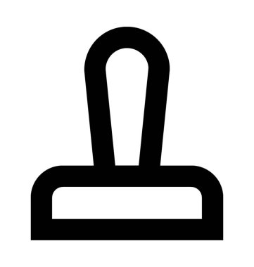  Damgasının vektör simge iş ve office satırı vektör simgesi.