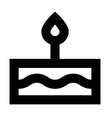 Pasta vektör simge Noel ve Paskalya satırı vektör simgesi.