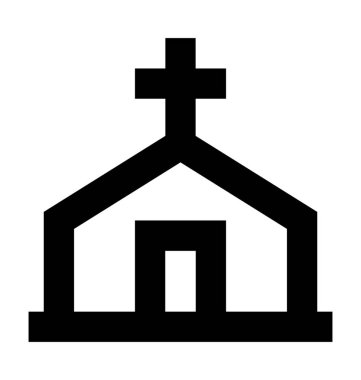 Mezar mezar vektör simge Noel ve Paskalya satırı vektör simgesi.