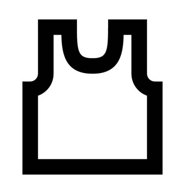 Sutyen vektör simge kıyafetleri satırı vektör simgesi.