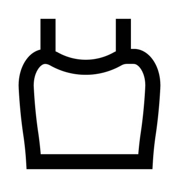 Şort vektör simge kıyafetleri satırı vektör simgesi.