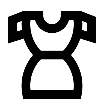 Rop vektör simge kıyafetleri satırı vektör simgesi.