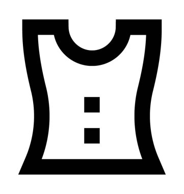 Bluz çizgi vektör simgesi                                                                                                                                                      