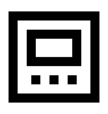 Soyunma satırı vektör simgesi