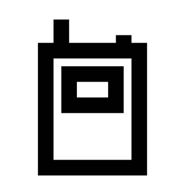 Telsizler Talkie vektör simgesi