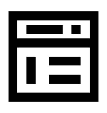 Oturum açma ekran vektör simgesi