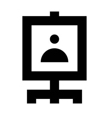 Sanat kurulu vektör simgesi