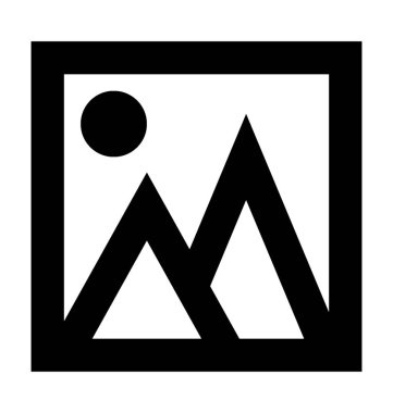 Yatay çizgi vektör simgesi