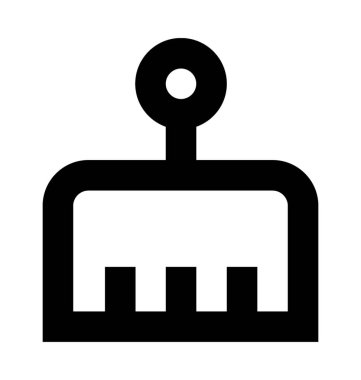 boya fırçası vektör simgesi