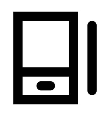 Grafik tablet vektör simgesi