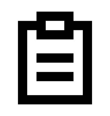 Pano satır vektör simgesi