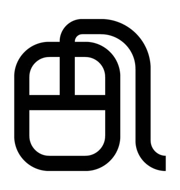 bilgisayar fare vektör simgesi