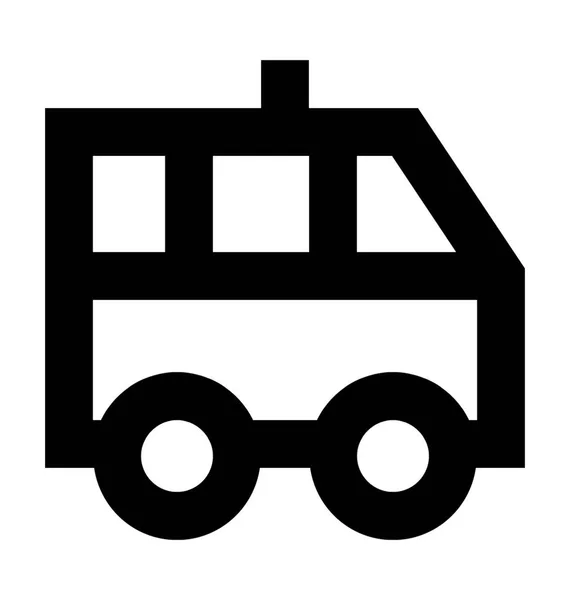 Delivery Van Vector Icon — Stock Vector