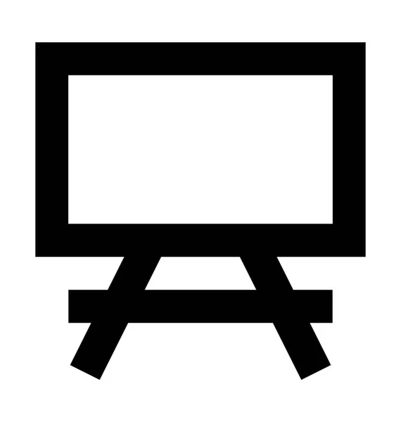 White Board Vector Icon — Stockvector