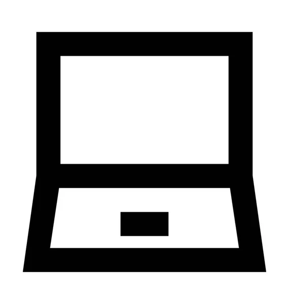 Векторный Значок Ноутбука — стоковый вектор
