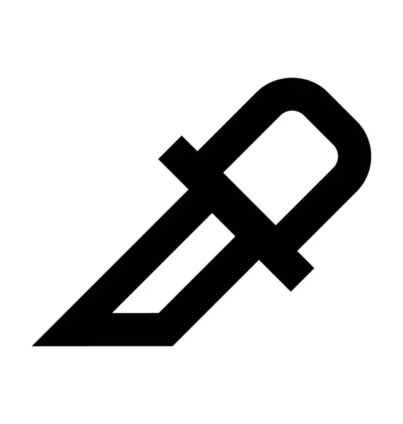 Utility Cutter Vektor Symbol — Stock vektor