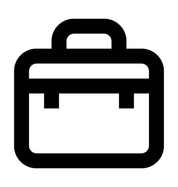 Portföy satırı vektör simgesi