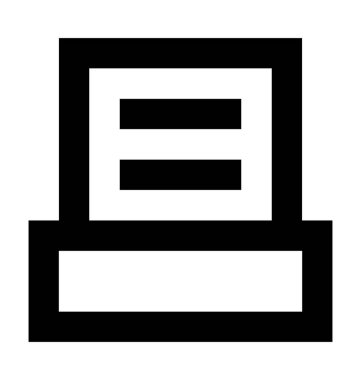 Kağıtları vektör simge satır