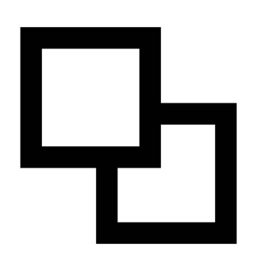 Çizgi vektör simge üst üste