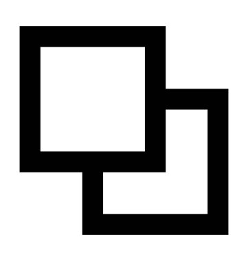 Kopya katmanları vektör simgesi