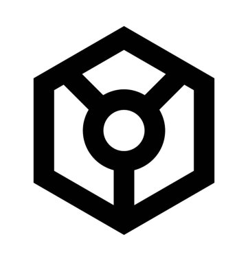 Renk kombinasyonu vektör simgesi