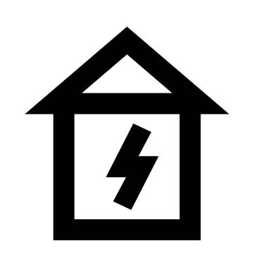 ev satırı vektör simgesi