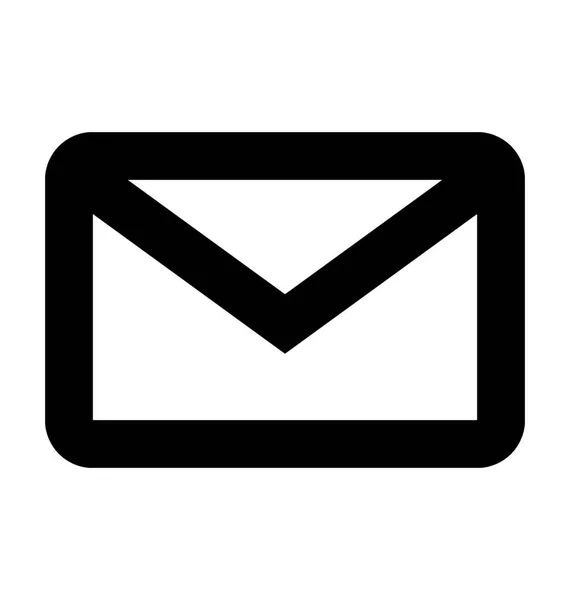 Envelop Lijn Vector Icon — Stockvector