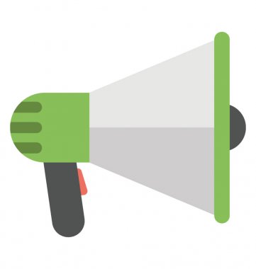 Düz simgesi tasarım hoparlörün