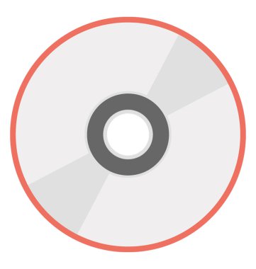 Düz simgesi tasarım blu ray, yaygın olarak bilinen