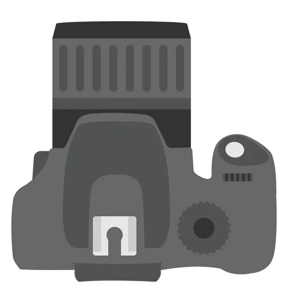 Návrh Šedé Barevné Ploché Ikony Instantní Fotoaparát — Stockový vektor