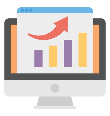 Düz simgesi tasarım seo performans