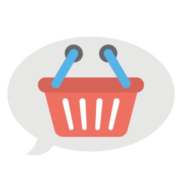 Bir el sepeti alışveriş veya bakkal 