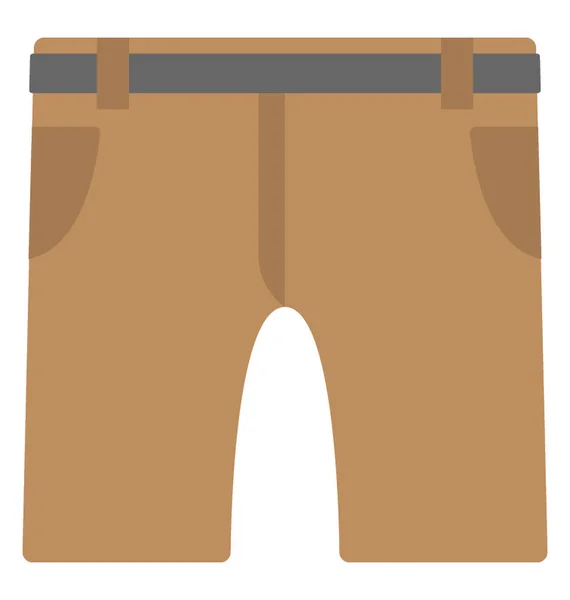 Pantalón Corto Ropa Verano — Vector de stock