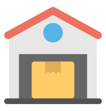 Ambar düz renkli simge 