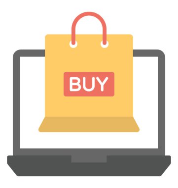 Online alışveriş. E-ticaret alışveriş kavramı 