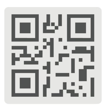 QR Kod düz simgesi 