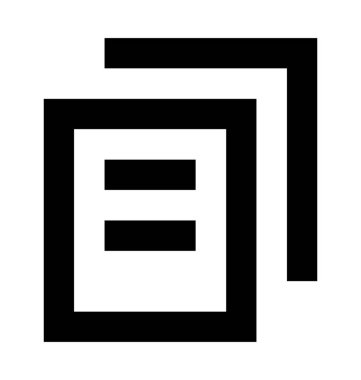 Kopya dosyalar vektör simgesi