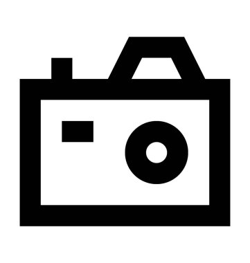 kamera hattı vektör simgesi