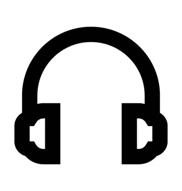 Kafa telefon vektör simgesi