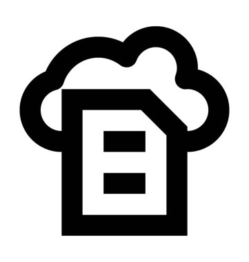 Gökyüzü Dokümanlar vektör simgesi