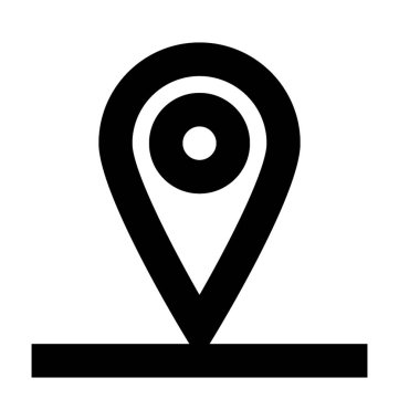 harita pin vektör simgesi