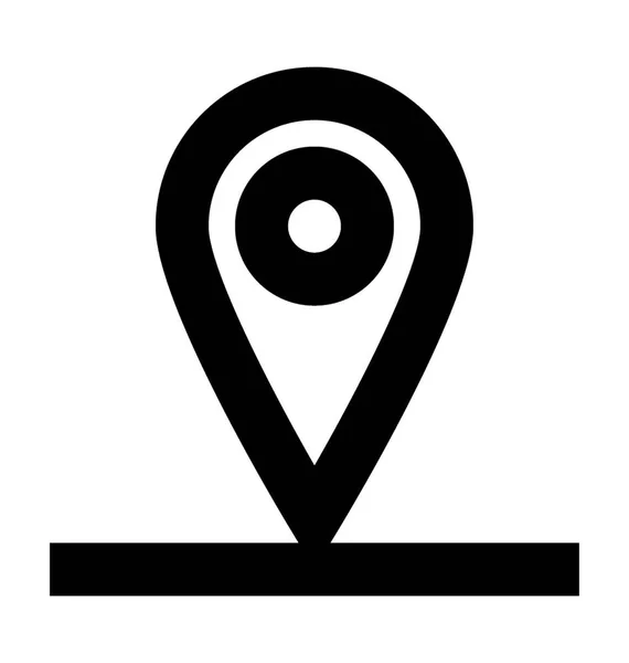 Mapa Pin Vector Icono — Vector de stock