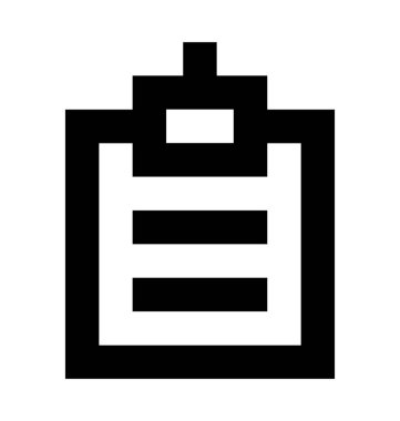 Pano satır vektör simgesi