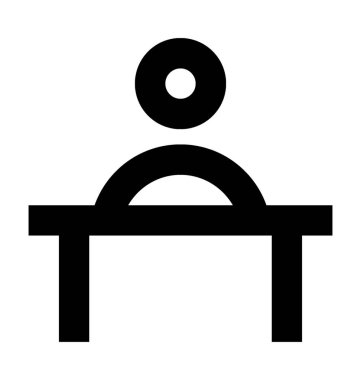 Öğrenci Danışma vektör simgesi