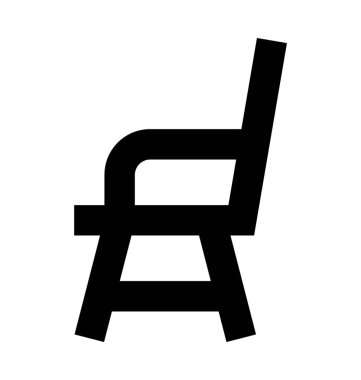 Öğrenci sandalye vektör simgesi