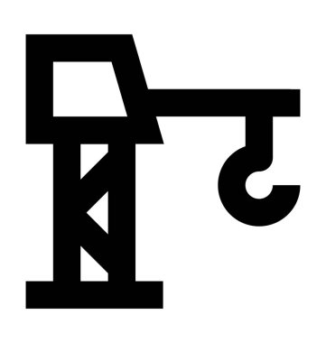 Vinç Lifter vektör simgesi 