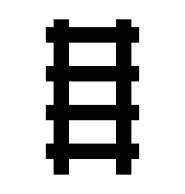 Merdiven çizgi vektör simgesi 