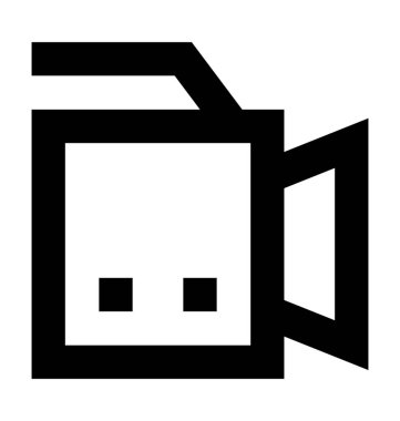 Çekim kamera vektör simgesi