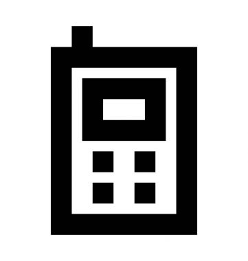 Telsizler Talkie vektör simgesi