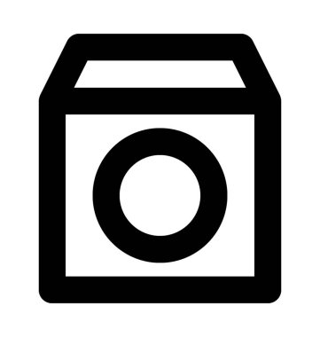 Çamaşır makinesi vektör simgesi